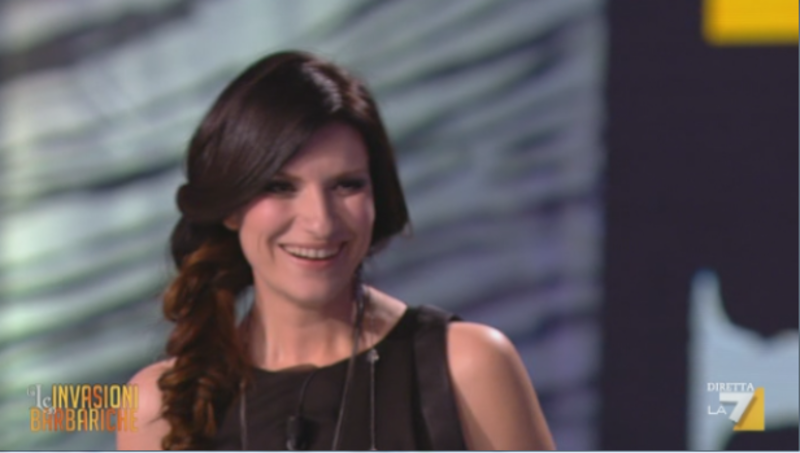 La Pausini a Le invasioni barbariche